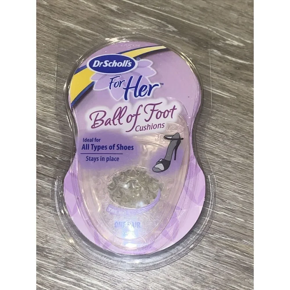 *NEW IN PACKAGE Dr Scholls for her ball of foot cushions one pair-MASSAGING GEL